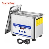 SucceBuy 800ml Ultrasonic Cleaner Portable Cleaning Washing Machine 35W Mini Lave-Dishes Ultrasound Bath Sonic Home Appliance