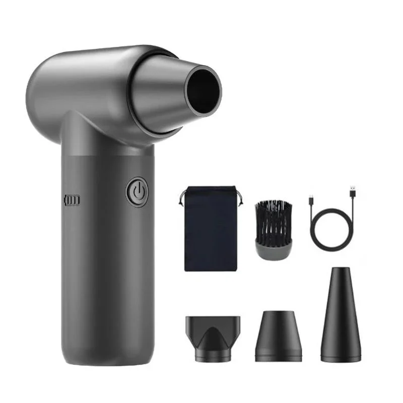 

Metal Electric Air Blower 33000RPM Mini Handheld Jet Dry Blower with 3 Adjustment Speeds for Dust and Snow Removal 37JD