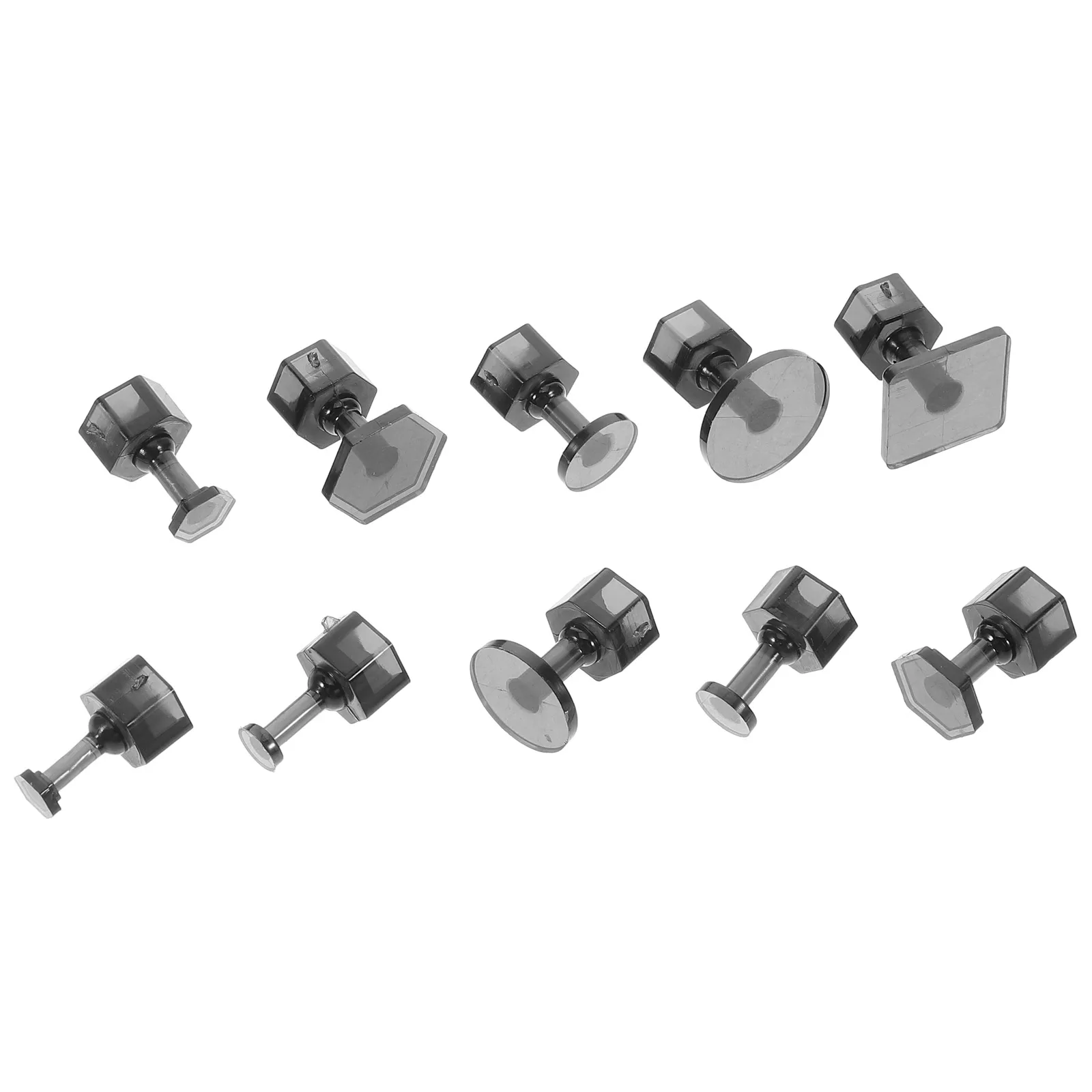 

10 Pcs Body Repair Pull-up Car Dent Removal Kit for Cars Suite Black Convenient Tools