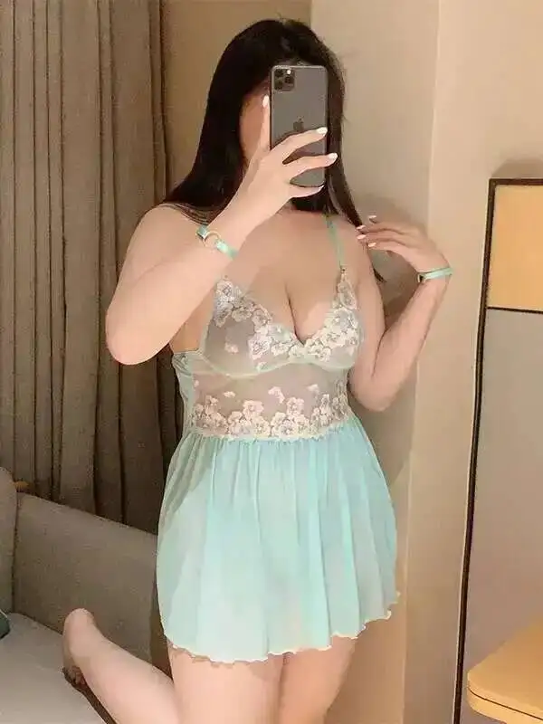 Haut court Sexy Lingerie femmes dentelle broderie voir à travers la reliure creuse trois points Sexy froncé moulante Lingerie robe KHW1