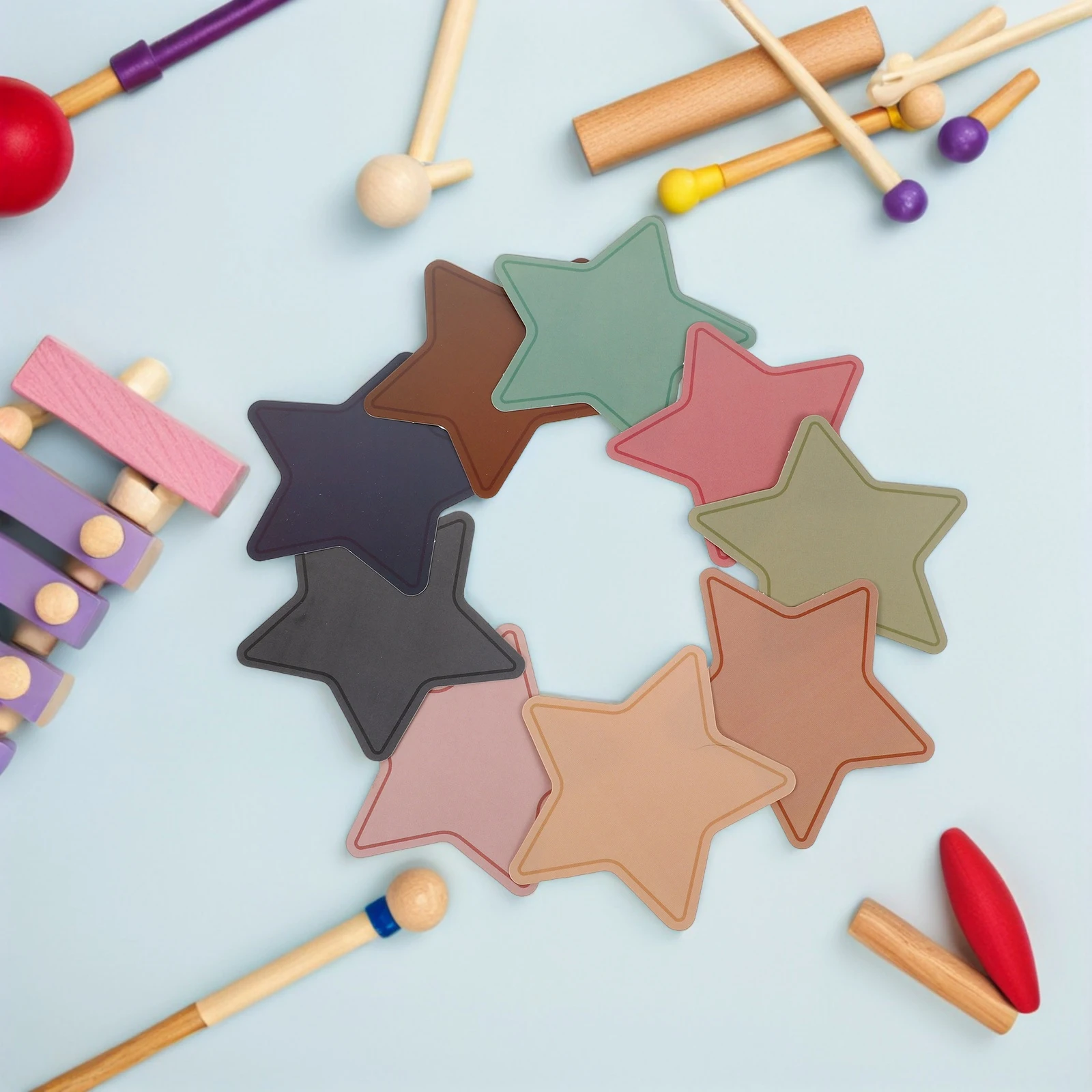 

Five-pointed Star Card Paper Bulletin Board Decorations Colorful Classroom Stars Chalkboard Cutouts Diy Decorative Shapes Child