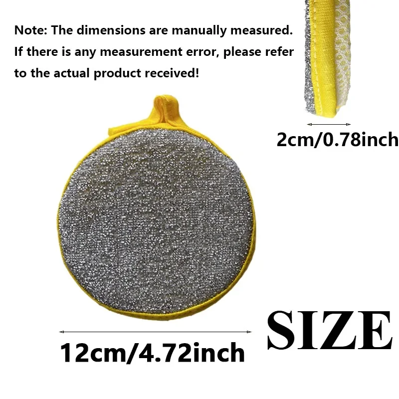 5/10PCS Circular Double-sided Sponge Eraser with A Circular Design That Fits The Palm of The Hand Multifunctional Cleaning Agent