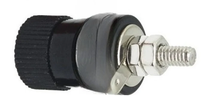 4MM banana socket terminal block for speaker power connection, welding machine inverter, JS-999B screw cap, 5pcs