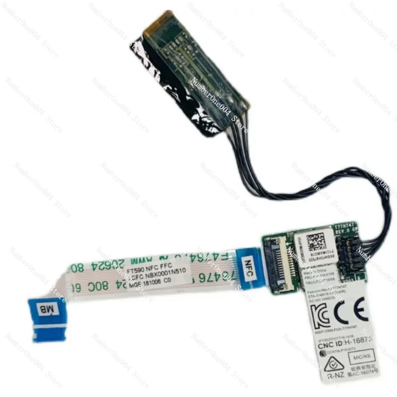

Hot sales Suitable for T490, T495, T14, P43S NFC module connection cable, antenna, 5 ribbon cables, 01AX745 in stock