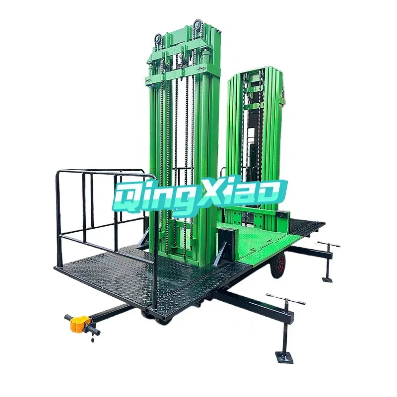 

FOB Price Mobile Electric Hydraulic Construction Lift Platform For Bricklaying Plastering And Wall Building