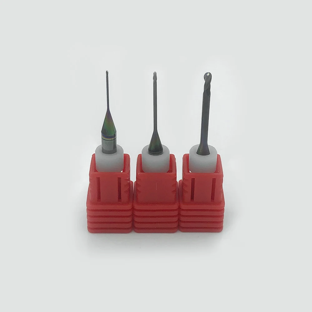Dental CAD CAM Milling Burs For Zirconia PMMA PEEK DC，Dental Lab Milling Cutter Tools