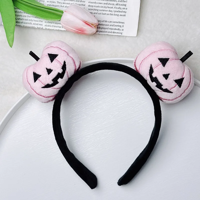 Halloween fun ghost headband, face-washing headband, high hair headband, hair clip, headband wholesale, cartoon pumpkin headwear