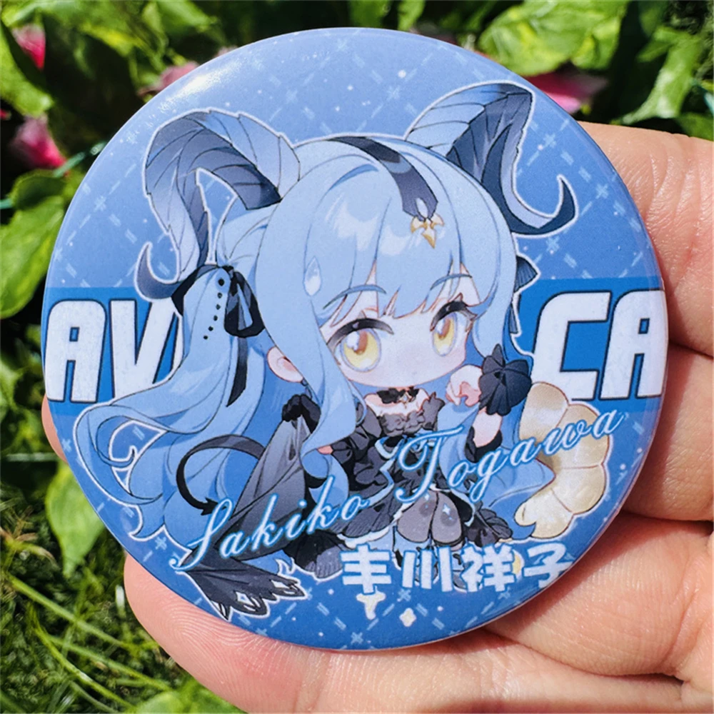 58mm Spiel Arknights Wakaba Mutsumi Togawa Sakiko Oblivionis Cosplay KOSTÜM Abzeichen Pin SPTE Weißblech Brosche ﻿   Requisite Gilf