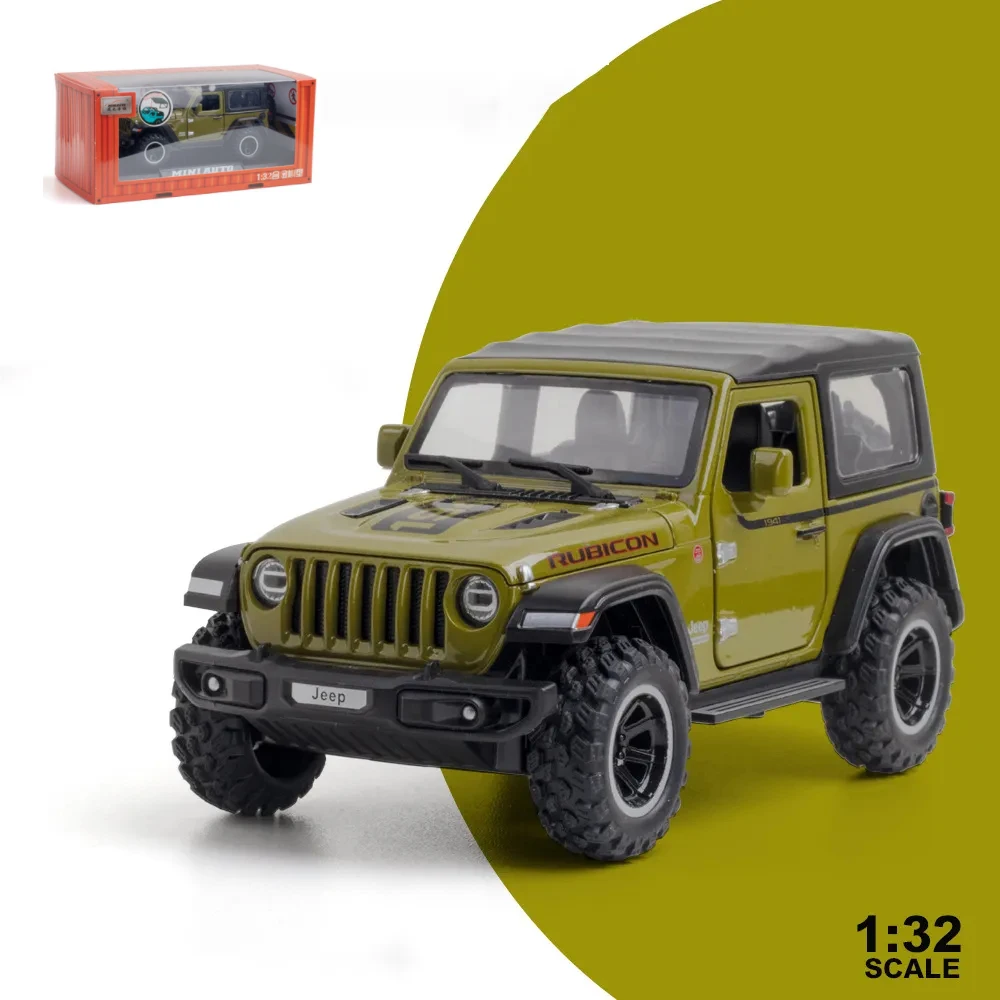 1:32 Jeeps Off-Road Alloy Model Car Toy Diecasts Metal Casting Sound and Light Car Toys For Children Vehicle B142