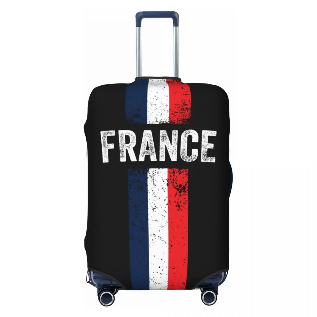 

Custom France Flag Luggage Cover Fashion French Pride Patriotic Suitcase Protector Covers Suit For 18-32 inch