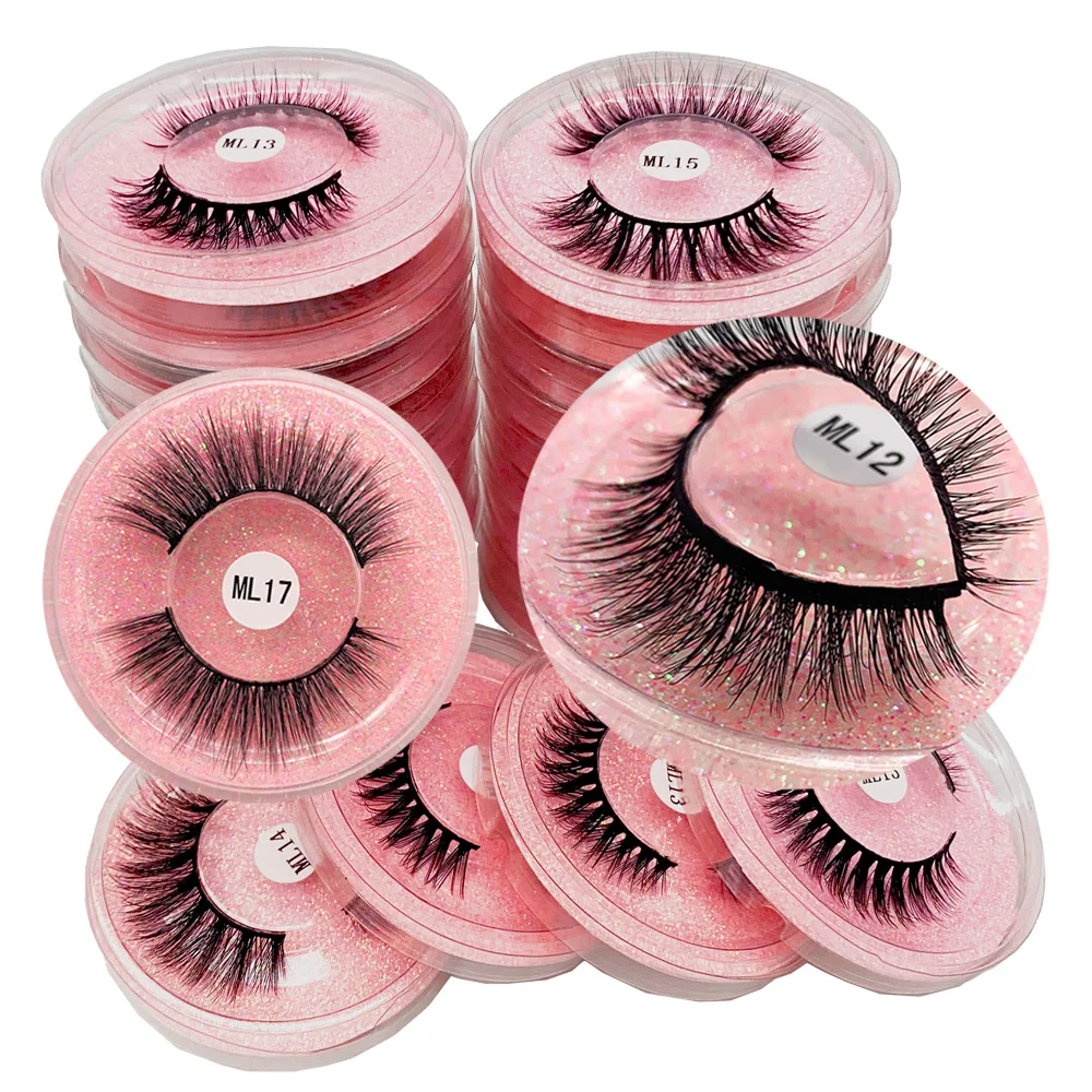 100 Pairs Lashes Makeup Eyelashes Cosplay Cosmetics Fake Eyelashes Wholesale Maquiagens Maquillajes Para Mujer