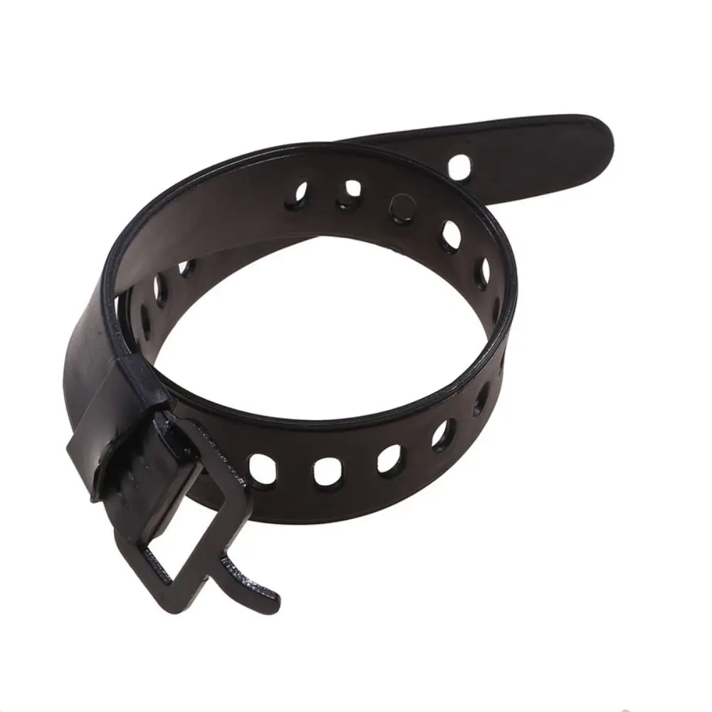 2Pcs Multi-purpose Rubber Tension Strap Unbind Quickly with Insert Buckle Ties Cable Straps Convenient High Strength