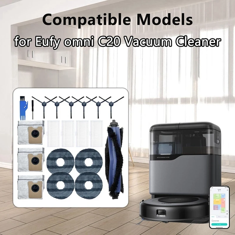 A44F-For Polaris PVCR 6001 IQ Home Aqua مكانس كهربائية للكنس الملحقات الأنظف أجزاء استبدال الجانب الرئيسي فرشاة ممسحة تصفية