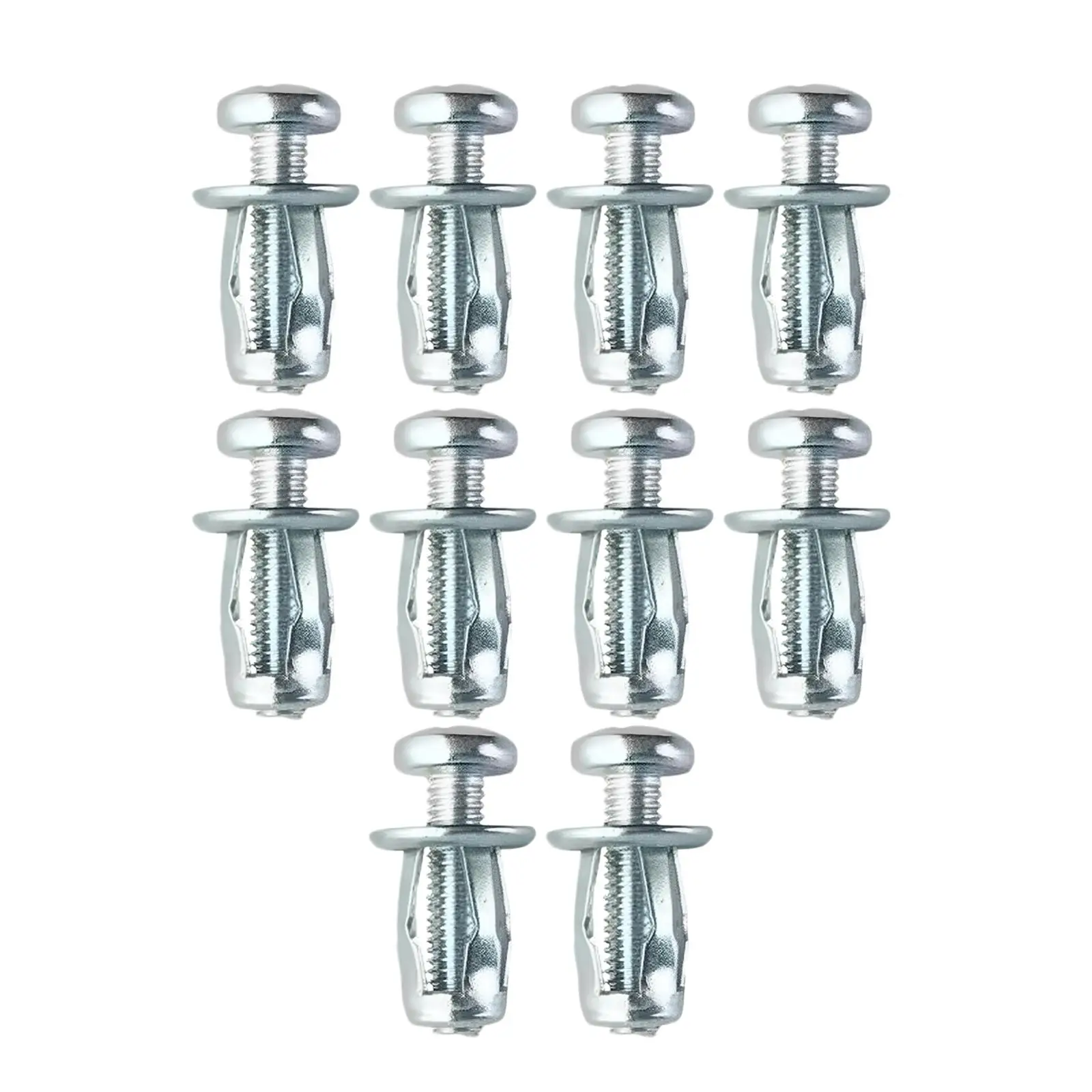 10 Pieces Petal Expansion Nut Durable Expansion Screw Nut M8 for Fixing Curtains