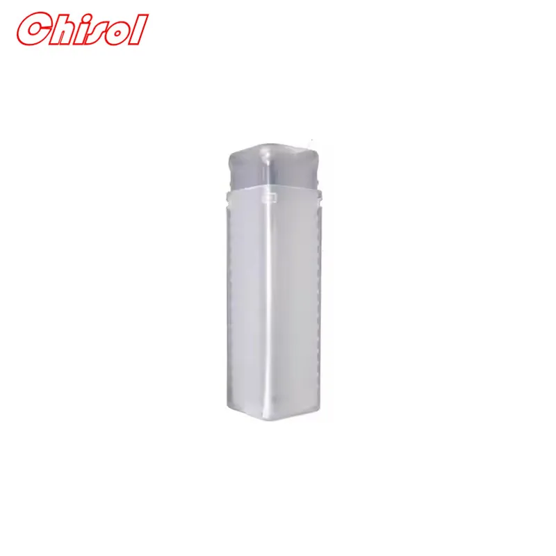 

100pcs 200pcs Plastic Injection Square Telescopic Packing Tube Pack Tube For CNC End Mill Tool Packing