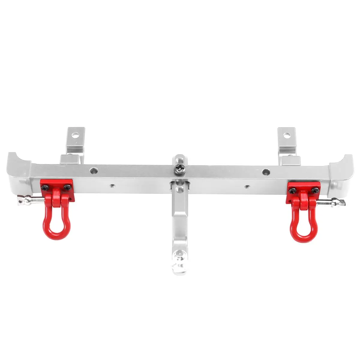 A48U Metal Upgraded Rear Bumper Trailer Hook for MN Model 1/12 MN82 LC79 RC Car Parts Silver