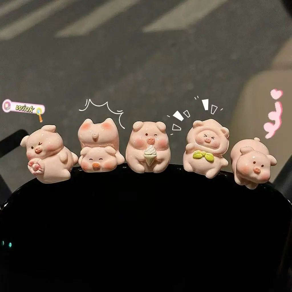 

Car ornaments creative electric car decorations cute battery car small accessories doll cartoon