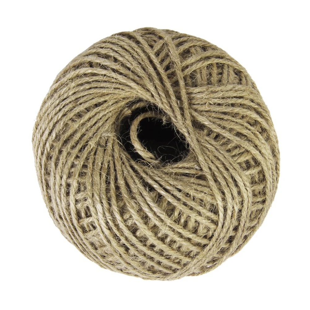 

30M Hemp Rope Auxiliary Materials Natural Sisal Jute Twine 1Mm Garden Gift Packaging Craft Industrial Brown Twine Rope