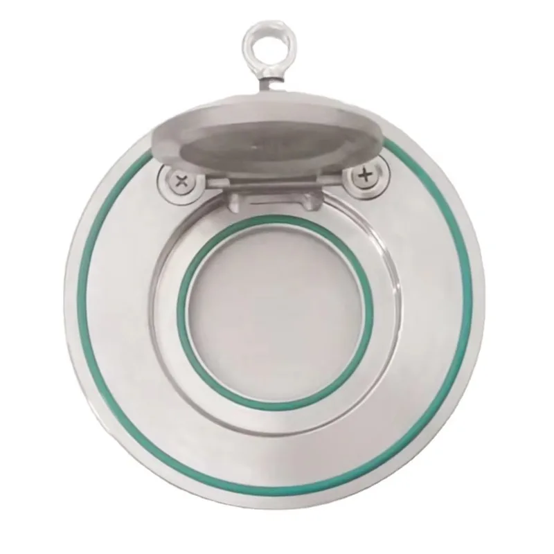 Stainless Steel Carbon Ss304 DI Check Baffle Check Valve EPDM NBR V I. TON Sealed DN100 Veneer Thin Disc