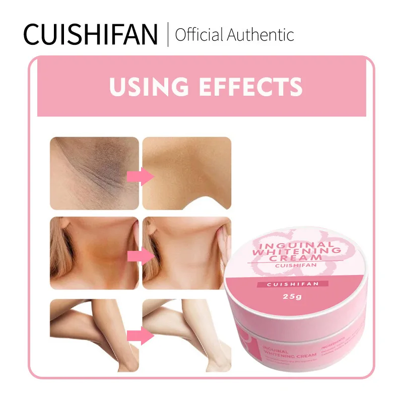CUISHIFAN Inguinal Whitening Cream for Underarms and Bikini Area, Moisturizing Body Creams for Intimate Skin