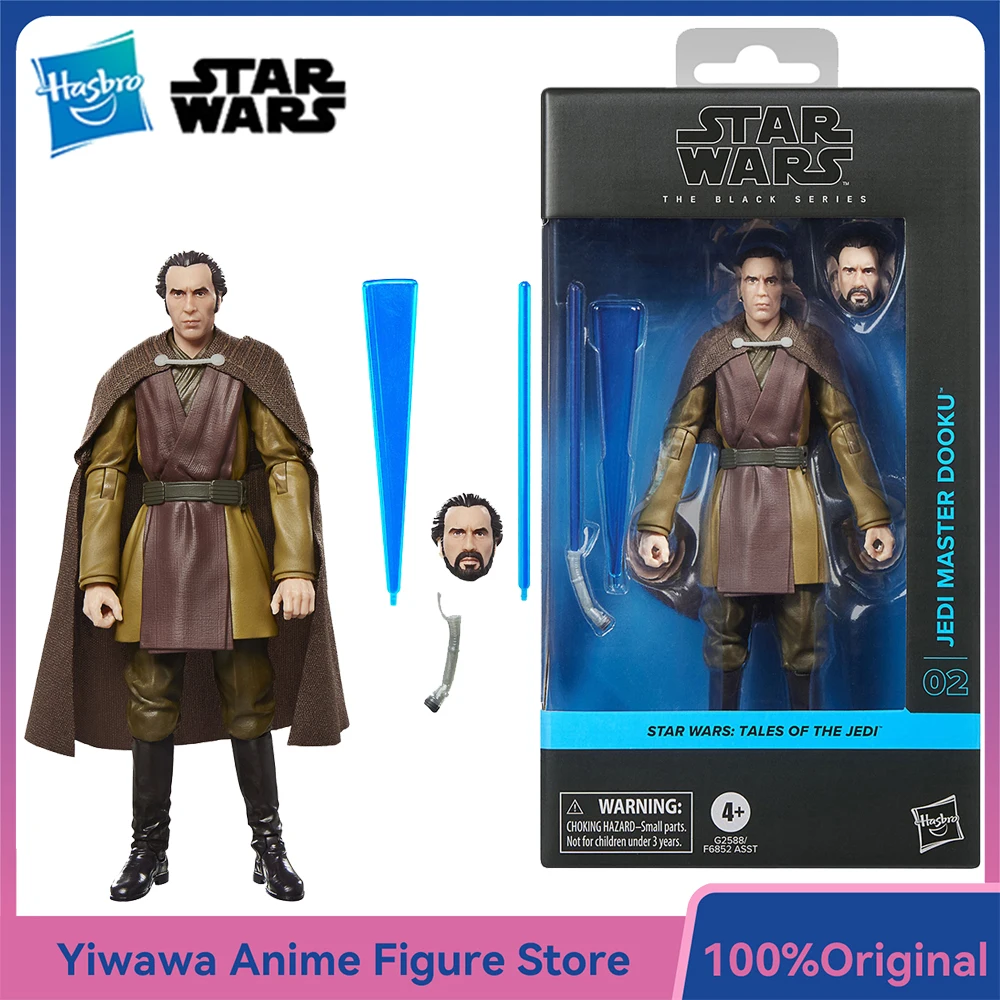 

НОВЫЙ Hasbro STAR WARS The Black Series Jedi Master Dooku (TALES OF THE JEDI) 15 см, красивая коллекционная аниме-фигурка, модель, подарочные игрушки