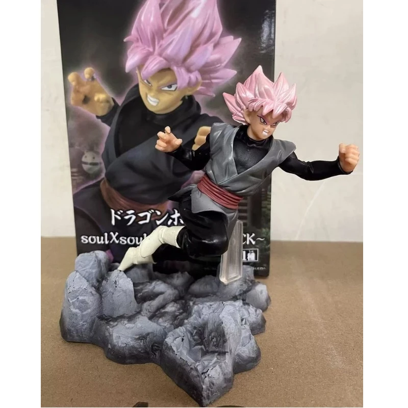 Heißer 14 cm Dragon Ball Super Soul Super Saiyajin Goku Trunks Schwarz Goku Preis Figur Anime Modell Desktop Decor Spielzeug fan Geschenke