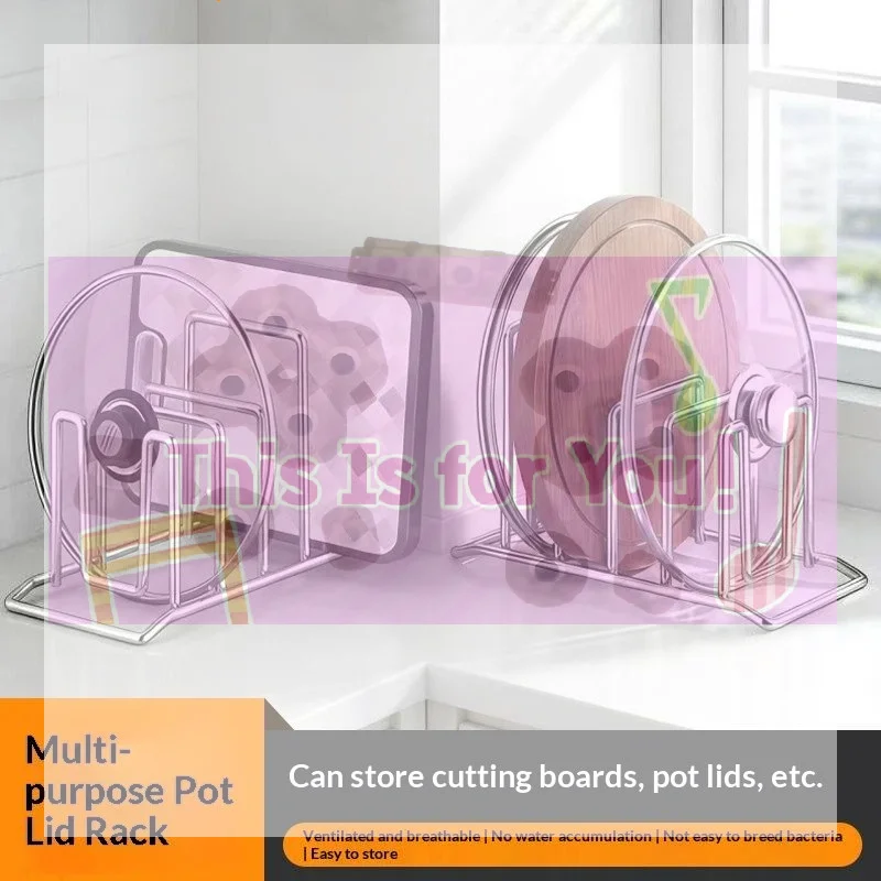 【MA】4-Slot Stainless Steel U-Shaped Shelf 4-Slot Stainless Steel Shelf for Drawers and Trays Storage Shelf