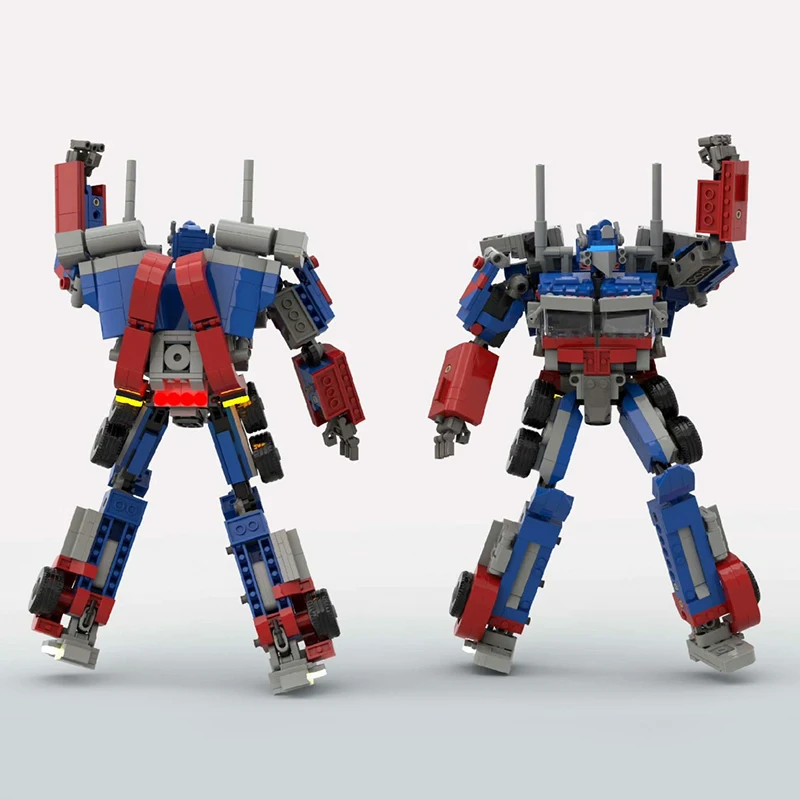 MOC – ensemble de blocs de construction de Robot à déformation créative, modèle de voiture de Transformation Mech, bricolage, Puzzle pour enfants, jouets d'assemblage, cadeau d'anniversaire pour garçons
