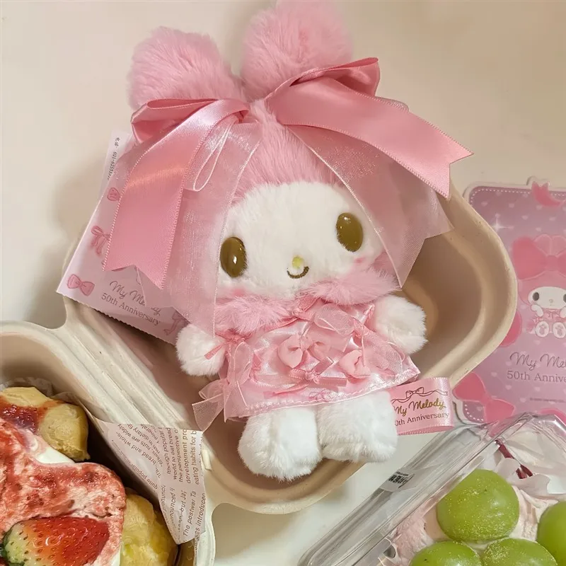 

50th Anniversary My Melody Plush Keychain Limited Edition Cute Collectible Giftl