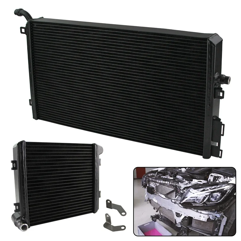 Competition Front Mount +Side Radiator Kit For 2015+ Mercedes Benz W205 C63 AMG 350KW/476PS 375KW/510PS High-performance