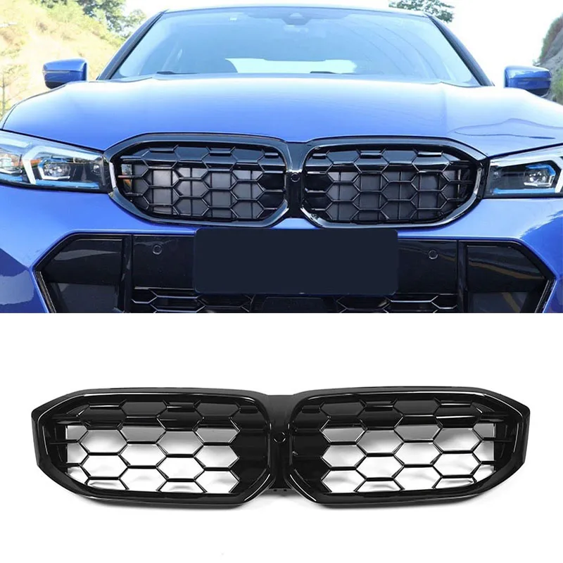 

Racing Grilles Replacement Front Bumper Grille For BMW 3 Series G20 LCI 320i 325i 330i 2023-2024 ABS Grills