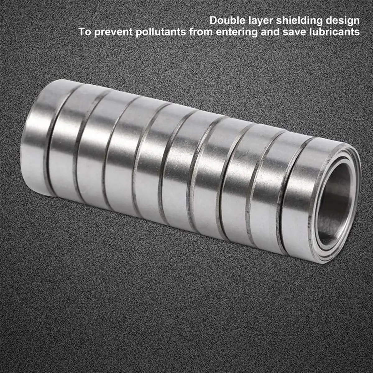 HGHO 30 Pcs 6700ZZ Thin Wall Bearing 10x15x4mm Low Noise Double Shielded Small Bearings