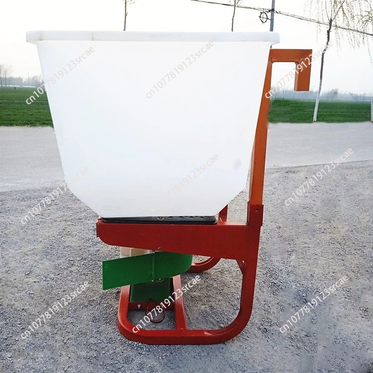 Tractor front fertilizer spreader, electric agricultural topdressing seeder
