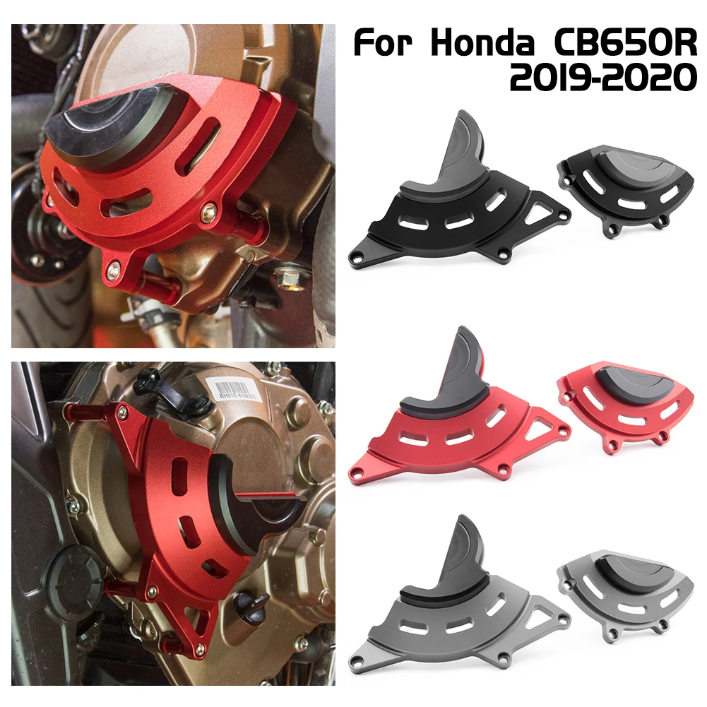 CB650R Accessories Engine Case Stator Clutch Cover Guards Crash Pad Frame Sliders Protector For Honda CB 650R CB 650 R 2019-2022