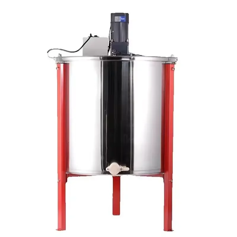 8 Frame Electric Honey Extractor Electric Horizontal Motor Centrifuge Honey Spinner Honey Separator Machine