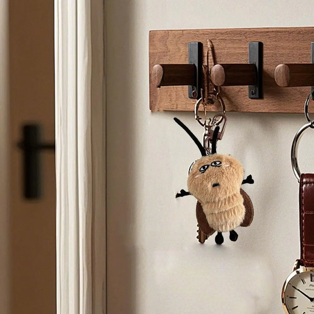 Portachiavi a Forma di Scarafaggio, Ciondolo per Zaino, Peluche Carino per Bambini