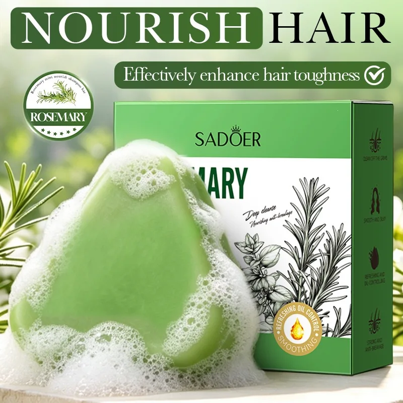 Rosemary Mint Shampoo Deeply Cleanses And Smooths Hair, Providing Strong And Elastic Texture, And Caring For Your Hair With Care