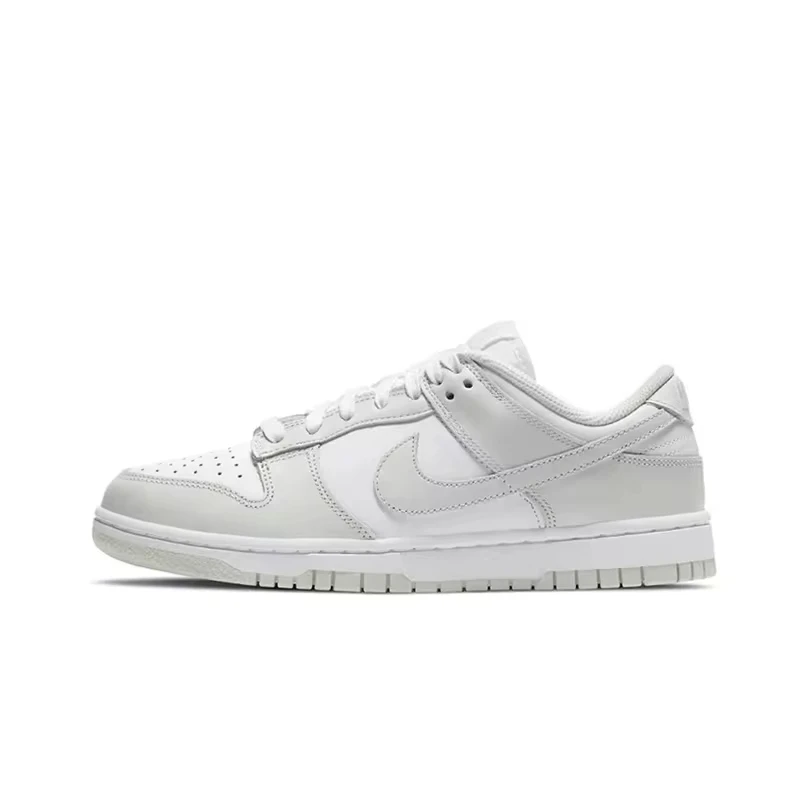 

Original Nike Dunk Low 'Photon Dust' Women's Skateboarding Shoes Classic Unisex White Grey Low Top Sneakers DD1503-103