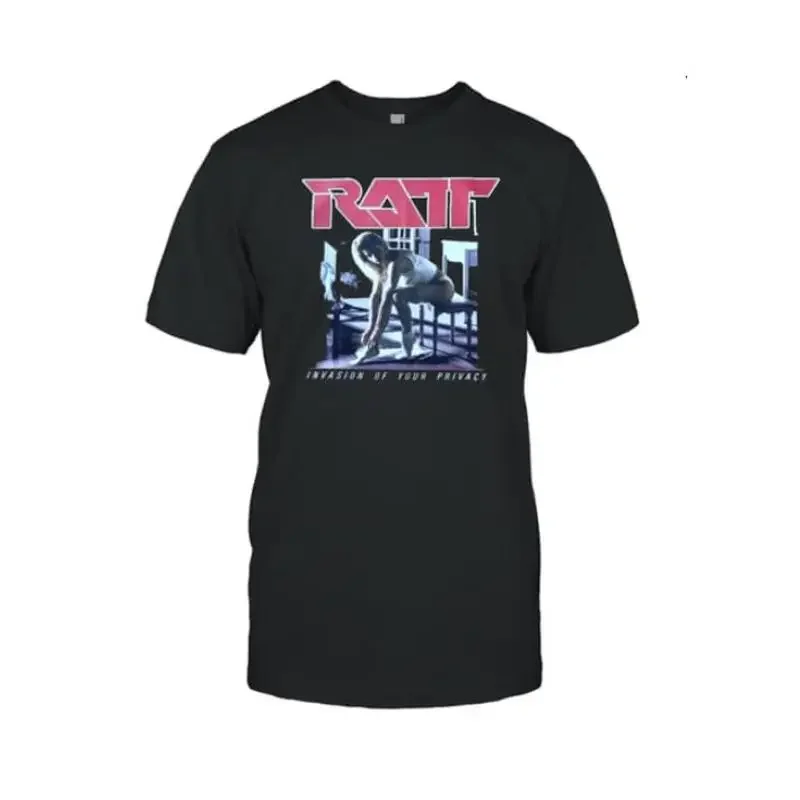 RARE Ratt T Shirt Invasion Of Your Privacy Tour 1985 short sleeve
