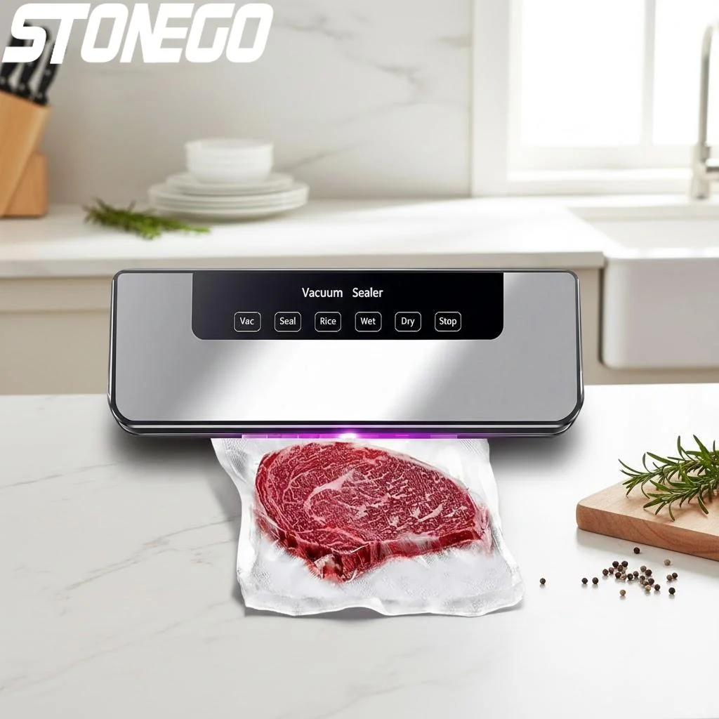 

Automatic Vacuum Sealer Machine with 65kPa Suction Power for Dry and Wet Food Storage Commercial Use