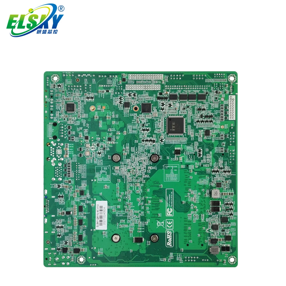 ELSKY QM11U with Tiger Lake 11th gen Core i7-1165GRE CPU 4 Monitors EDP DC12V/19V 2xDDR4 Max to 64GB RAM 1TB SSD Motherboard