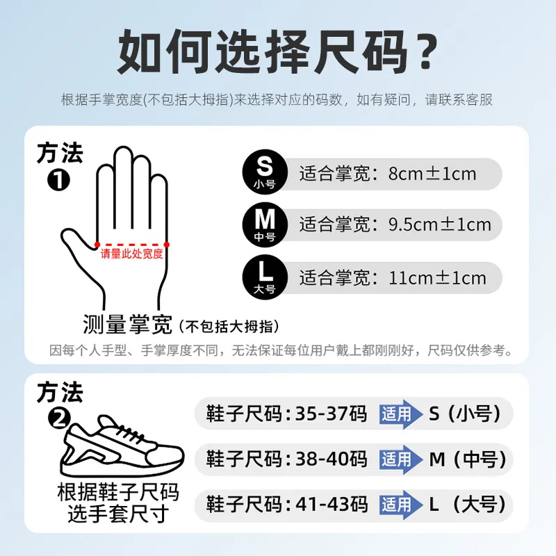 100 шт. одноразовые утолщенные пищевые кухонные перчатки из ПВХ для мытья посуды, домашних задач, выпечки, замешивания, маслостойкие