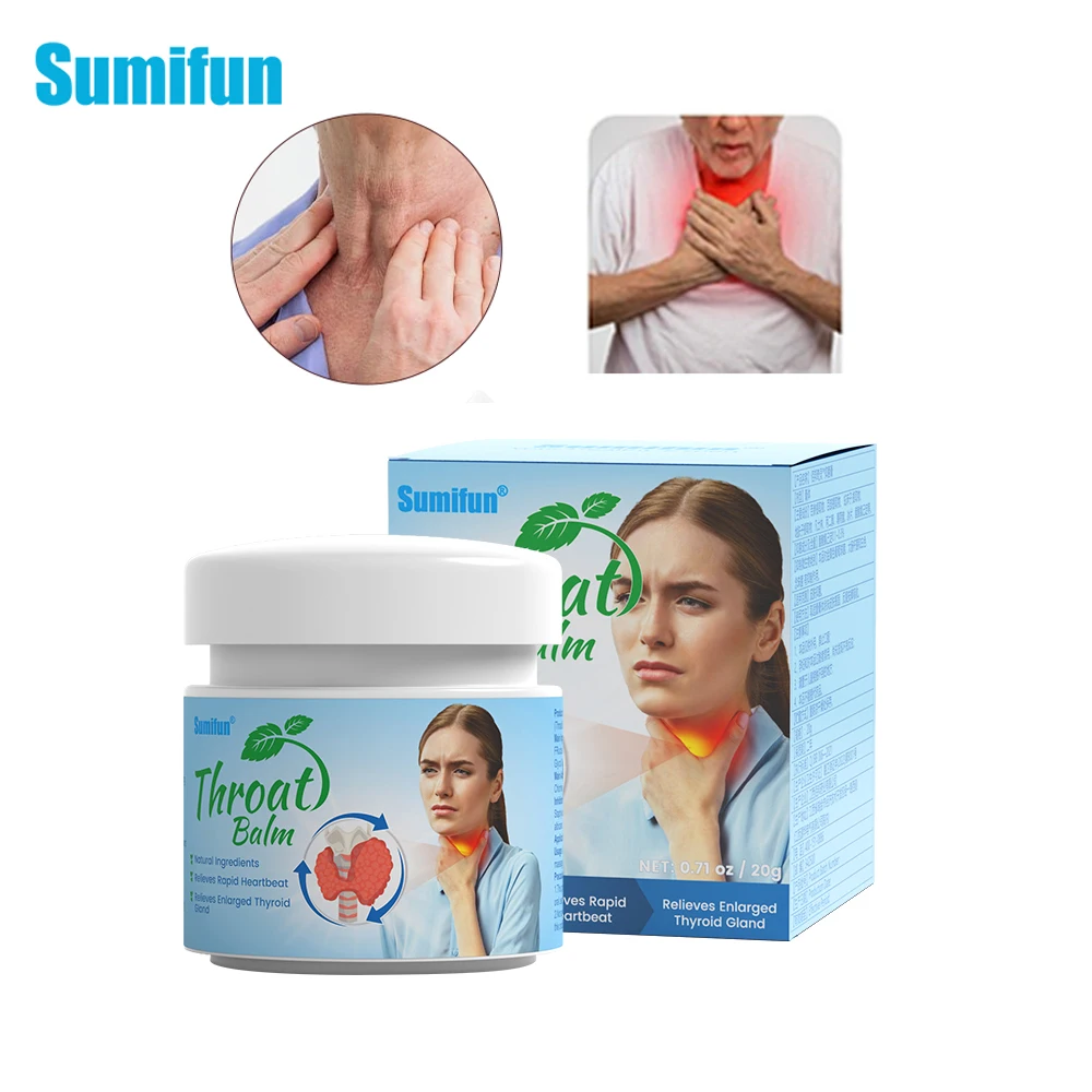 

Sumifun Thyroid Medical Care Cream Treat Cervical Lymphatic Detoxification Thyroiditis Ointment Anti Inflammatory Sore Throat