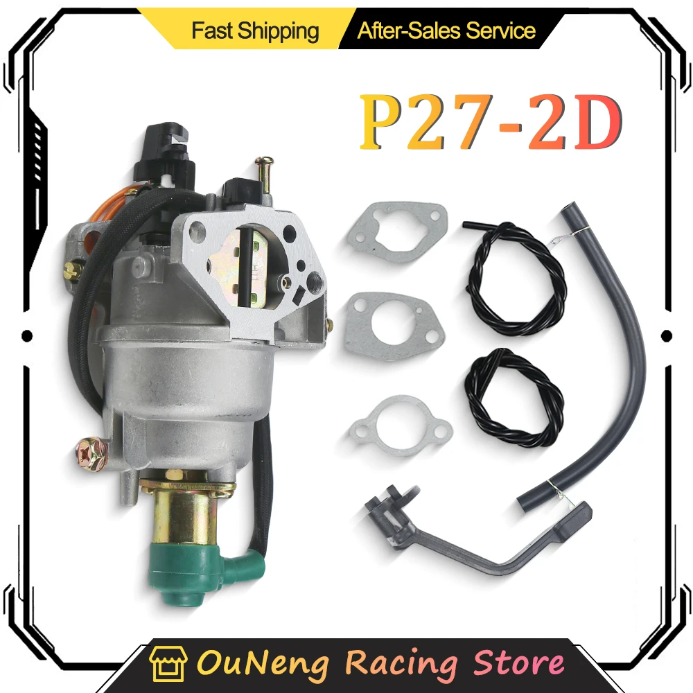 

Generator Carburetor Manual Choke for Champion 7000 7500 8750 7500 Predator 8750 9000 Duromax 8500 10000 Generator P27-2D