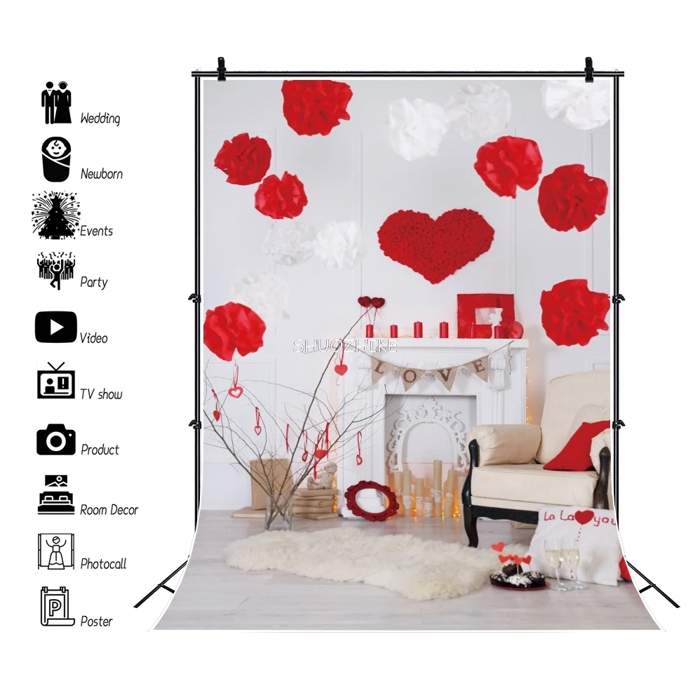 14 فبراير عيد الحب خلفية التصوير الفوتوغرافي وردة حمراء الحب القلب بريق ضوء خوخه الأزهار صورة الزفاف الخلفية