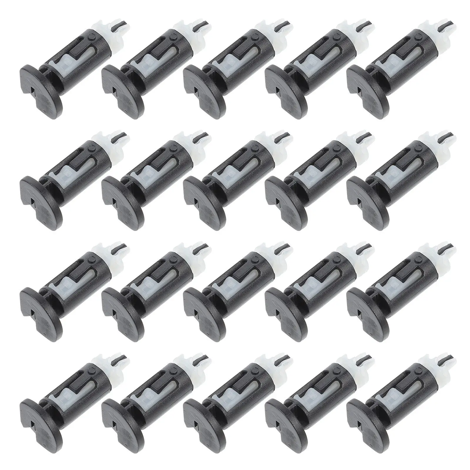 40Pcs Fan Cooler Mounting Clip High-Durability ABS Material Fixed Installation for CPU Heatsink Fan Compact Light Computer Part
