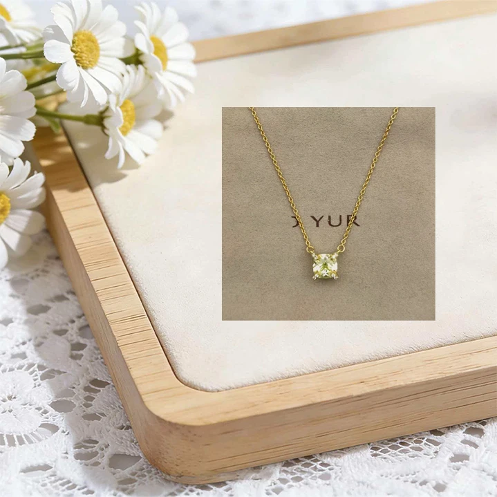 

Высококачественное классическое модное ожерелье с подвеской из драгоценных камней 2026 года