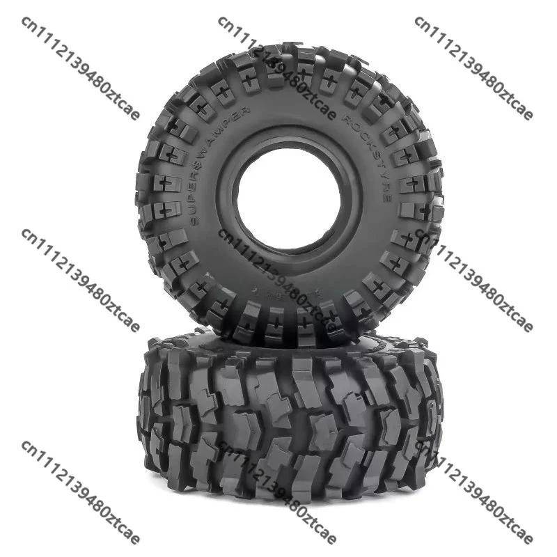 RC Off Road Crawler Vehicle Spare Tire Cover 133mm 2.2 Inch Deep Tread Rubber Tyre Skin Multi Scale Model Car Upgrade Hardware