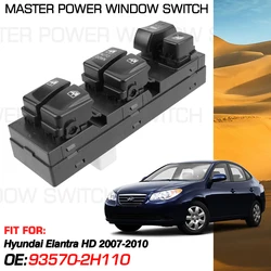 Auto Down Car Window Control Switch Master Button 93570-2H110 16 Pins For Hyundai Elantra HD 2007 2008 2009 2010 935702H110