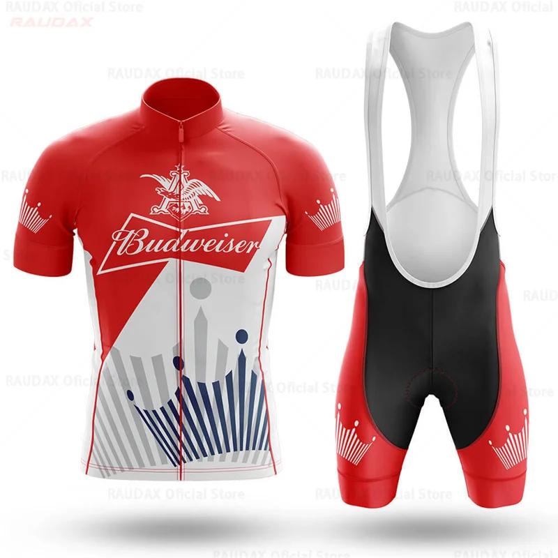 Beer Pattern Summer Cycling Clothing Ropa Ciclismo Hombre Short Sleeve Cycling Jersey Set Mtb Bike Man Uniforme Maillot Bicycle